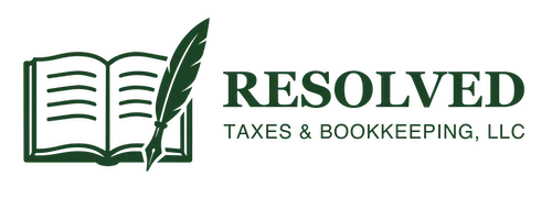 Resolved Taxes logo by Elijah Smith